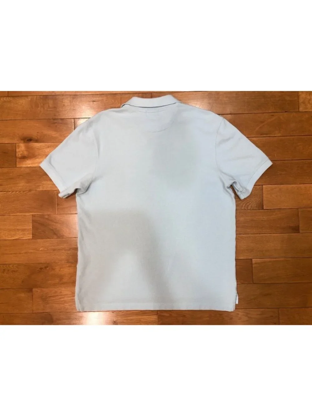 J Crew Oarsman Light Blue Short Sleeve Polo Collegiate Preppy Coastal Size M